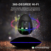 Levitating Speakers Wireless Music Player 3D Stereo Pairing